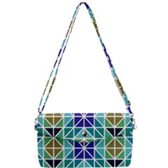 Mosaic Removable Strap Clutch Bag by nateshop