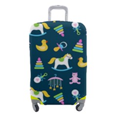 Cute Babies Toys Seamless Pattern Luggage Cover (small)