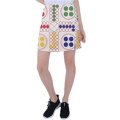 Ludo Game Tennis Skirt by Wegoenart