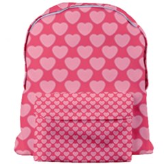 Valentine Lobe Hearts Background Seamless Tile Giant Full Print Backpack by Wegoenart