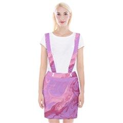 Illustration Art Pink Design Wallpaper Braces Suspender Skirt by Wegoenart