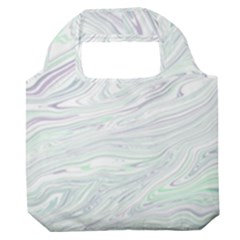 Illustration Marble Texture Marble Painting Premium Foldable Grocery Recycle Bag by Wegoenart