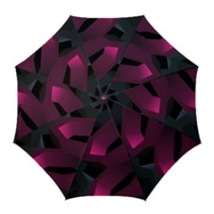 Illustration Hexagon Geometric Art Design Golf Umbrellas