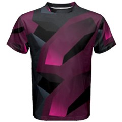 Illustration Hexagon Geometric Art Design Men s Cotton Tee