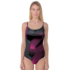 Illustration Hexagon Geometric Art Design Camisole Leotard 