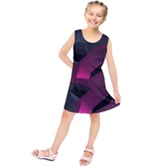 Illustration Hexagon Geometric Art Design Kids  Tunic Dress