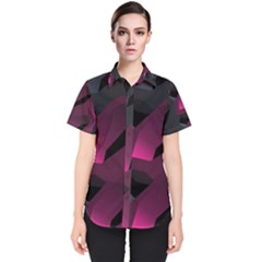 Illustration Hexagon Geometric Art Design Women s Short Sleeve Shirt