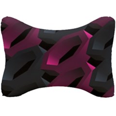 Illustration Hexagon Geometric Art Design Seat Head Rest Cushion