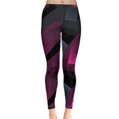 Illustration Hexagon Geometric Art Design Inside Out Leggings