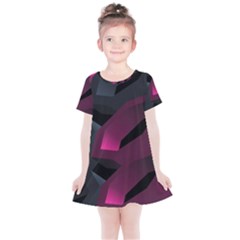 Illustration Hexagon Geometric Art Design Kids  Simple Cotton Dress