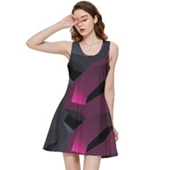 Illustration Hexagon Geometric Art Design Inside Out Racerback Dress by Wegoenart