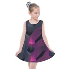 Illustration Hexagon Geometric Art Design Kids  Summer Dress