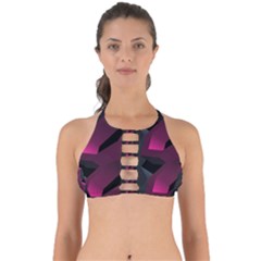 Illustration Hexagon Geometric Art Design Perfectly Cut Out Bikini Top