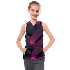 Illustration Hexagon Geometric Art Design Kids  Sleeveless Hoodie