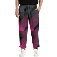 Illustration Hexagon Geometric Art Design Men s Elastic Waist Pants