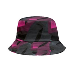 Illustration Hexagon Geometric Art Design Inside Out Bucket Hat