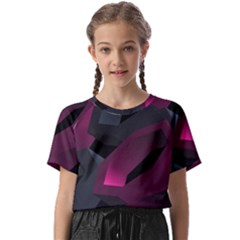 Illustration Hexagon Geometric Art Design Kids  Basic Tee