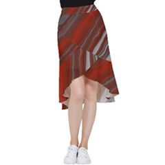 Illustration Colored Pattern Bokeh Blurred Blur Frill Hi Low Chiffon Skirt by Wegoenart