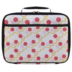 Line Patter Dots Dot Lines Decorative Full Print Lunch Bag by Wegoenart