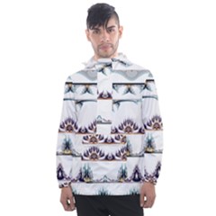 Illustrations Geometric Art Dividers Borders Men s Front Pocket Pullover Windbreaker