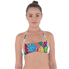 Im Fourth Dimension Colour 30 Halter Bandeau Bikini Top by imanmulyana