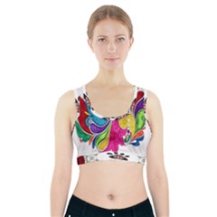 Im Fourth Dimension Colour 30 Sports Bra With Pocket by imanmulyana