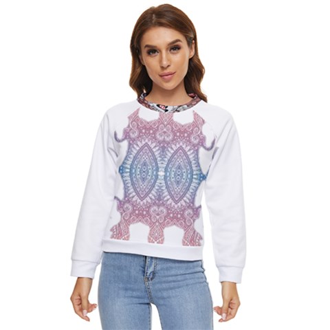 Im Fourth Dimension Colour 37 Women s Long Sleeve Raglan Tee by imanmulyana