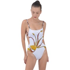 Im Fourth Dimension Colour 47 Tie Strap One Piece Swimsuit by imanmulyana