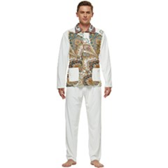 Im Fourth Dimension Colour 52 Men s Long Sleeve Velvet Pocket Pajamas Set by imanmulyana