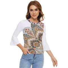 IM Fourth Dimension Colour 52 Bell Sleeve Top