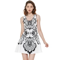 Im Fourth Dimension Black White 57 Inside Out Reversible Sleeveless Dress by imanmulyana