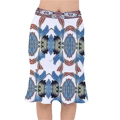 Im Fourth Dimension Colour 60 Short Mermaid Skirt