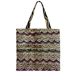 Mil Knit Zipper Grocery Tote Bag by DeneWestUK