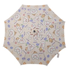 Chicken Dog Flower Sun Pattern Hook Handle Umbrellas (medium) by Sudhe