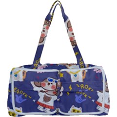 Girl Cartoon Background Pattern Multi Function Bag