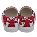 Rabbit Background Cartoon Men s Canvas Slip Ons View4