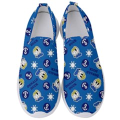 Illustration Duck Cartoon Background Men s Slip On Sneakers by Sudhe