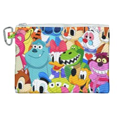 Illustration Cartoon Character Animal Cute Canvas Cosmetic Bag (xl) by Sudhe