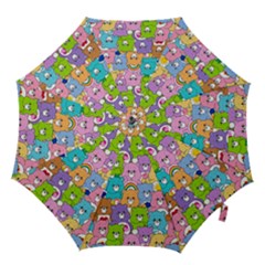 Care Bears Bear Background Cartoon Hook Handle Umbrellas (large) by Sudhe