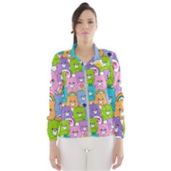 Care Bears Bear Background Cartoon Women s Windbreaker by Sudhe