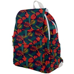 Leaves Pattern Wallpaper Seamless Top Flap Backpack by Sudhe