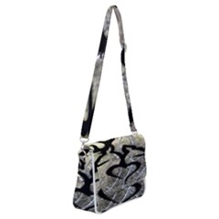 Black Love Browning Deer Camo Shoulder Bag With Back Zipper by Jancukart