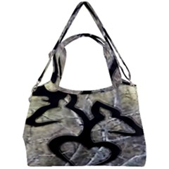 Black Love Browning Deer Camo Double Compartment Shoulder Bag by Jancukart