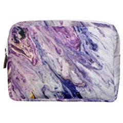 Marble Pattern Texture Make Up Pouch (medium)