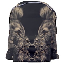 Animalsangry Male Lions Conflict Giant Full Print Backpack by Jancukart