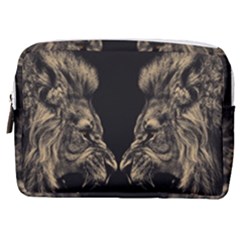 Animalsangry Male Lions Conflict Make Up Pouch (medium)