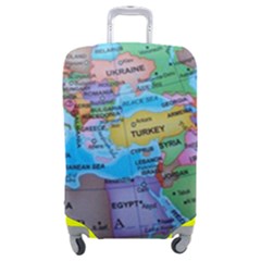 Globe World Map Maps Europe Luggage Cover (medium) by Jancukart