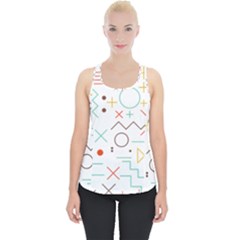 Mathematics Geometry Geometric Shape Euclidean Pattern Piece Up Tank Top