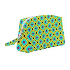 Abstract Pattern Tiles Square Design Modern Wristlet Pouch Bag (medium) by Amaryn4rt