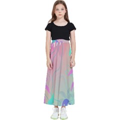 Palm-trees Kids  Flared Maxi Skirt by nateshop